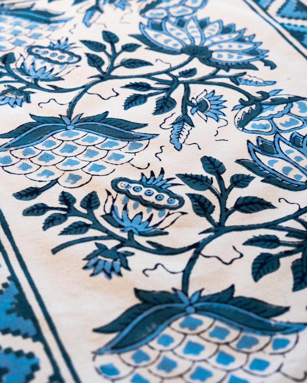 Blue Jaipur - Table Mats & Napkins Set (4 + 4)