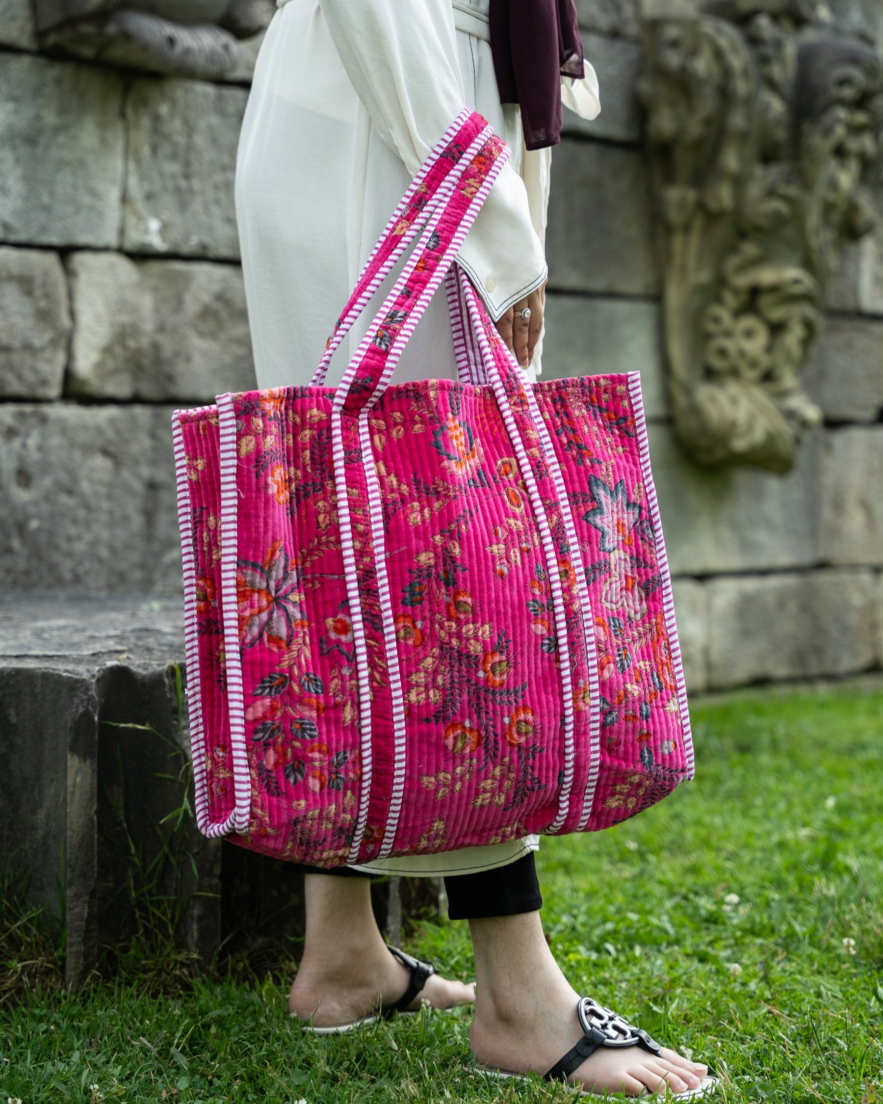 Velvet Hot Charm Tote Bag