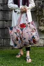 Velvet Pink Rose Tote Bag