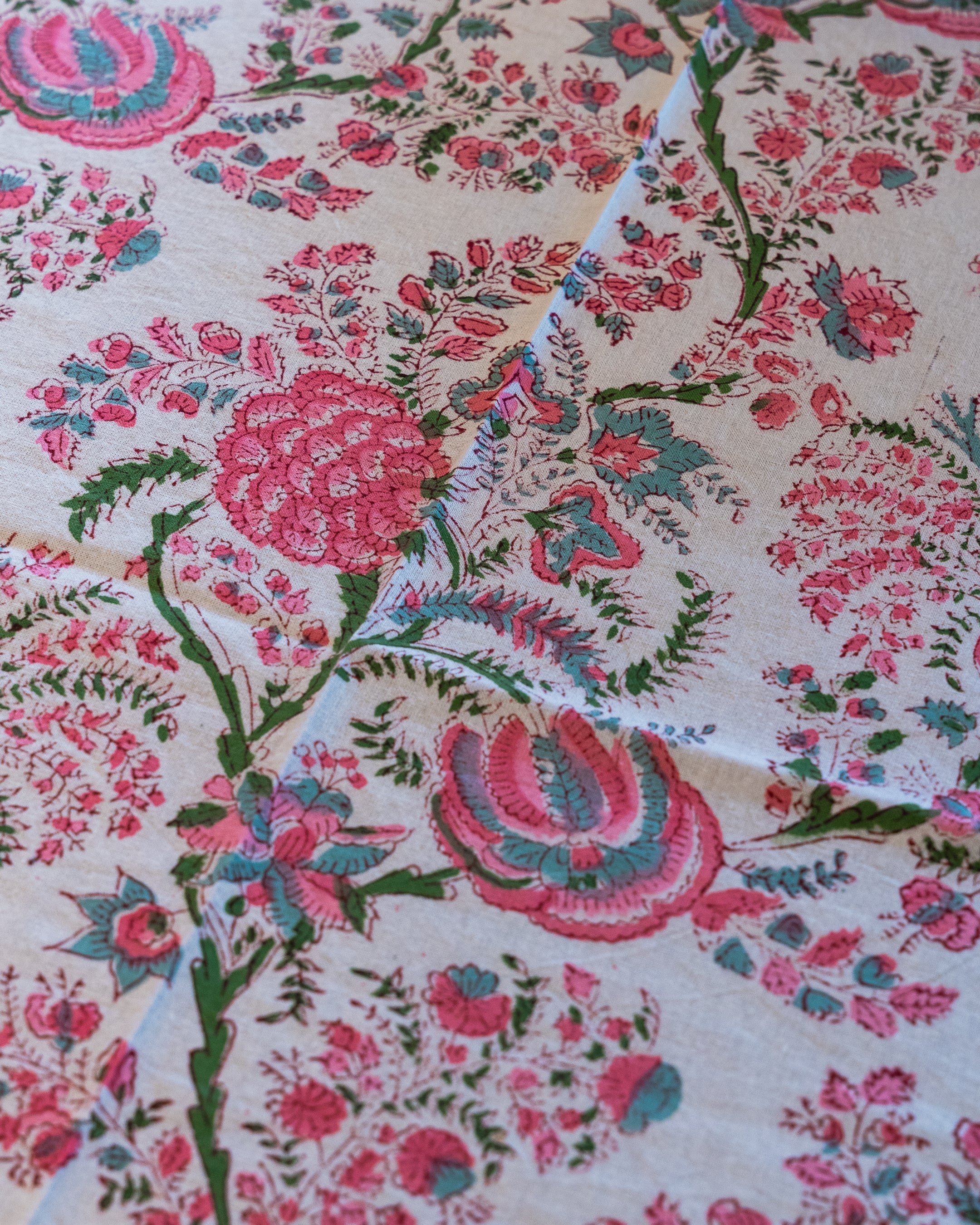 Pink Valley Table Cloth