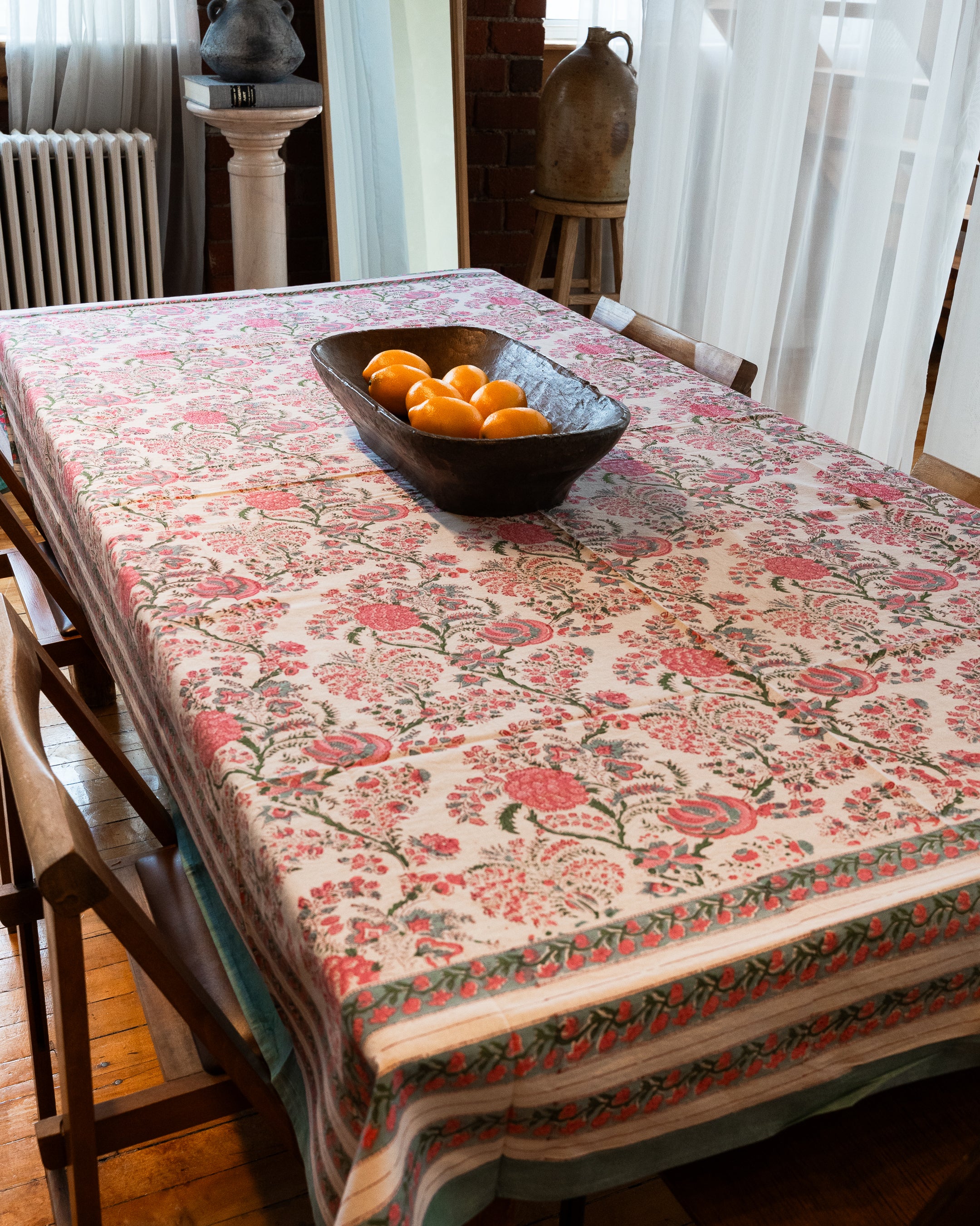 Pink Valley Table Cloth