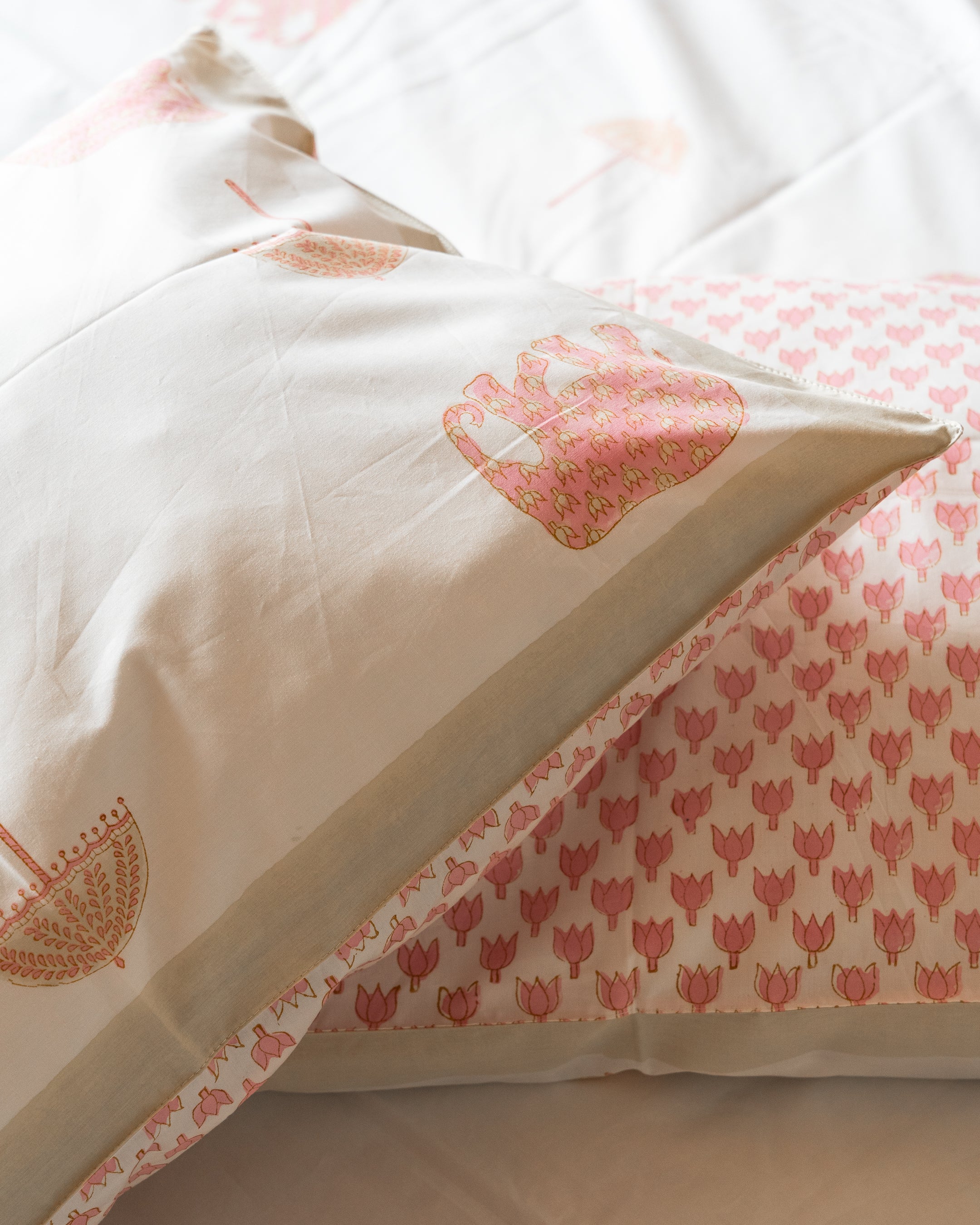 Pink Safari - King Bedsheet