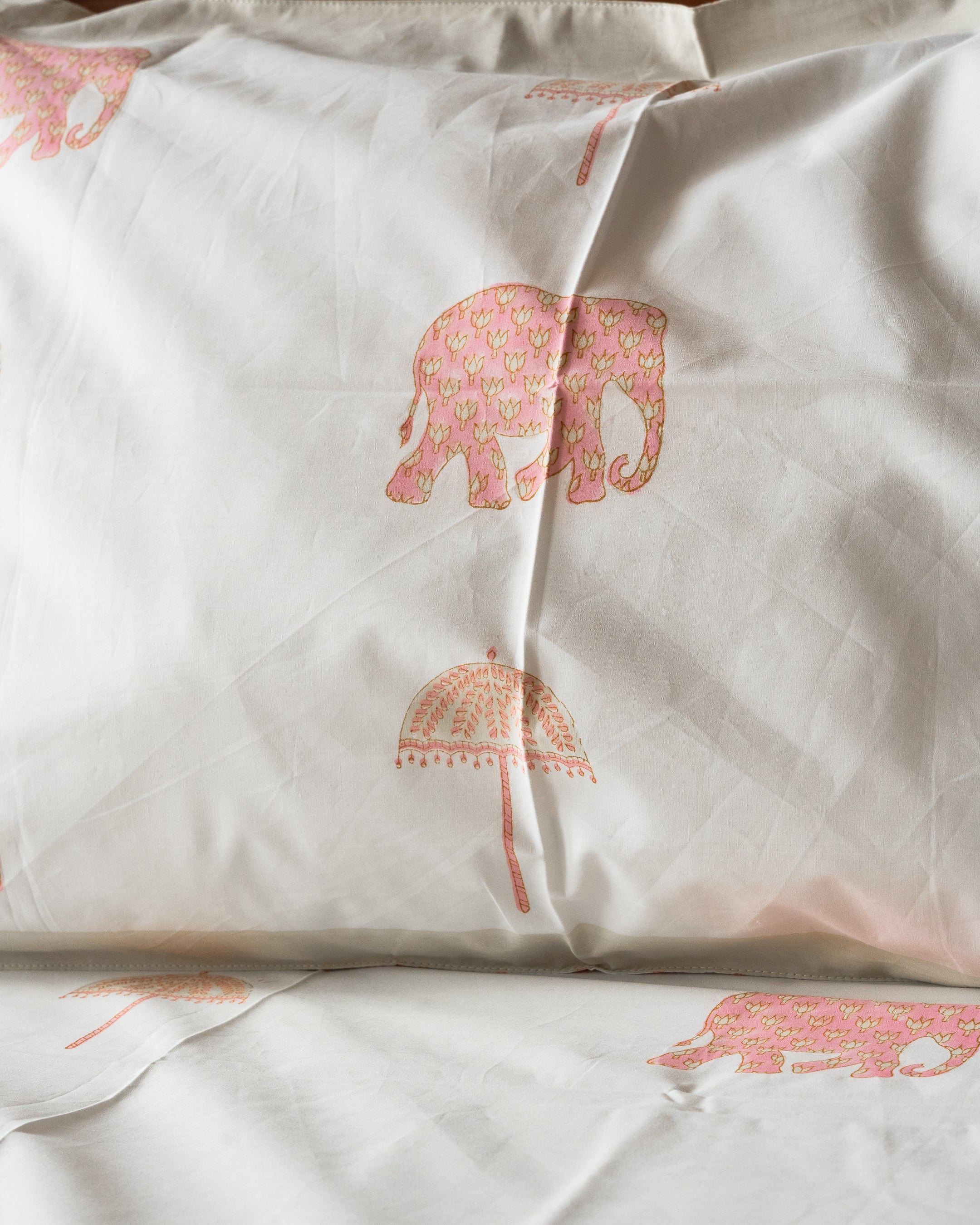 Pink Safari - King Bedsheet