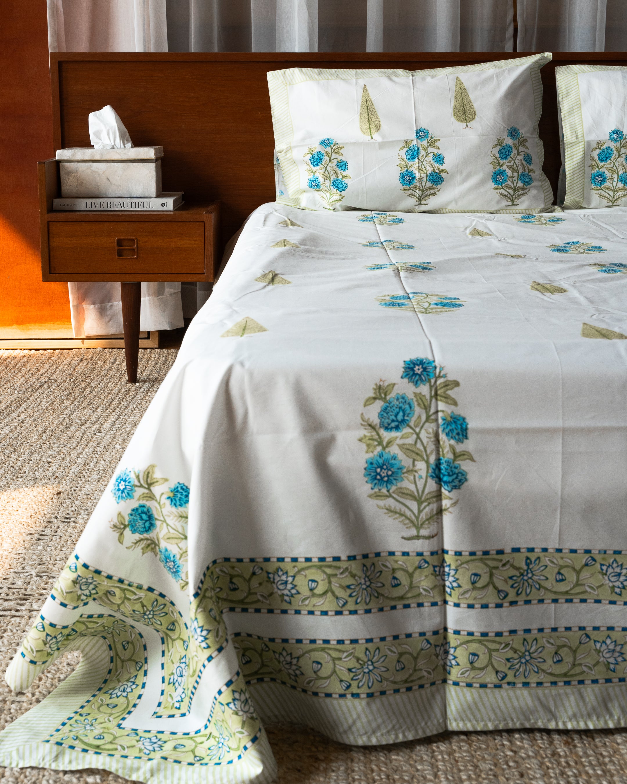 Mehendi Bagh – King Bedsheet