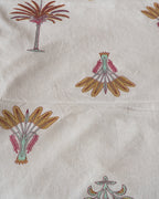 Jaipur Palm – Queen Bedsheet